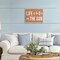 Stupell Industries Life Better In Sun Brown Wall Plaque, design by Lettered and Lined